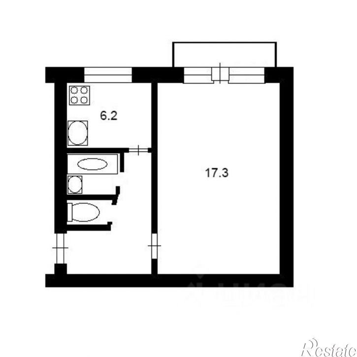 1-комн квартира Алушта, улица Ленина, 30