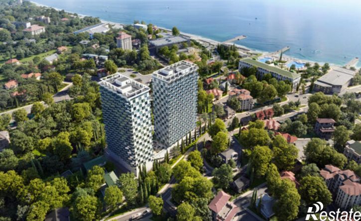 2-комн квартира в новом доме Алушта, Октябрьская улица, 10