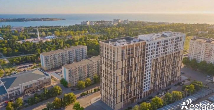 2-комн квартира в новом доме Севастополь, Парковая улица, 14к4
