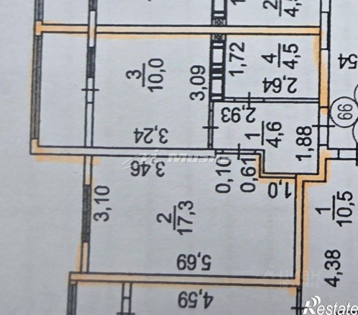 2-комн квартира Симферополь г., Мраморный пер., д.38