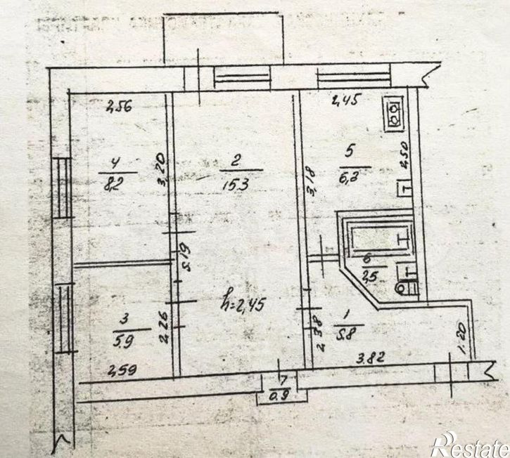 3-комн квартира Джанкойский район