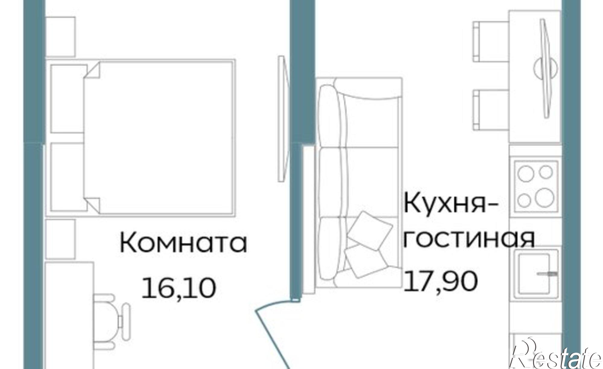 Купить квартиру за 18 902 600 рублей
