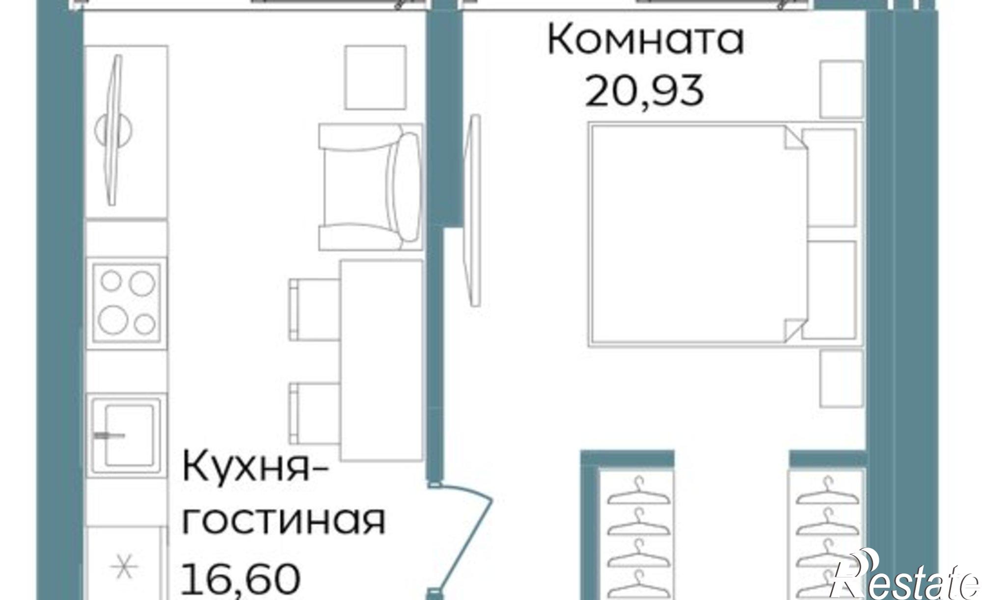 Купить квартиру за 21 927 700 рублей на Саки
