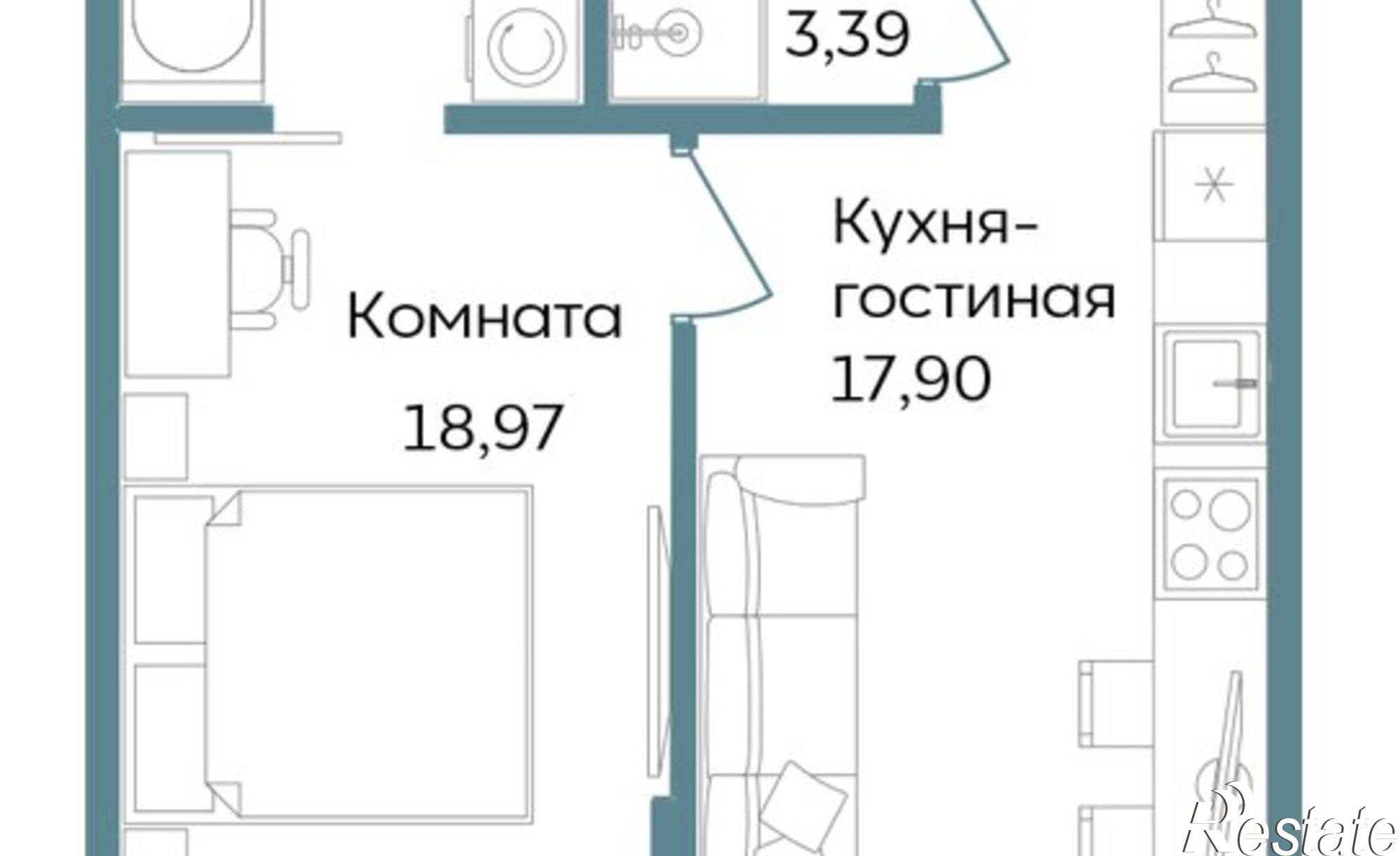 Купить квартиру за 17 718 200 рублей