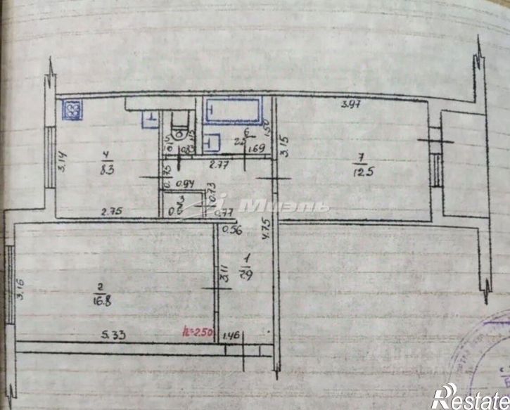2-комн квартира мкр 1, 31,  д. 31