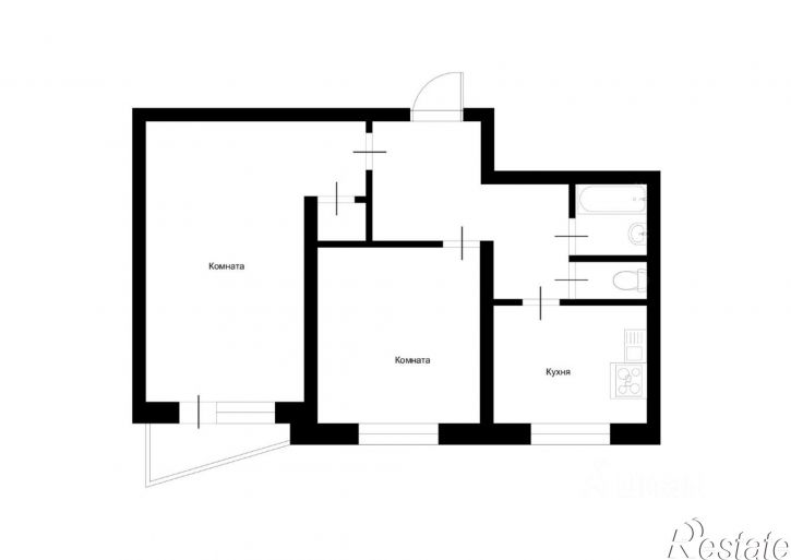 2-комн квартира ул Маршала Геловани, 14,  д. 14