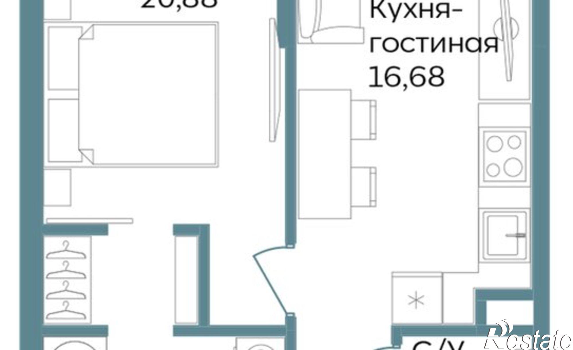 Купить квартиру за 20 344 500 рублей