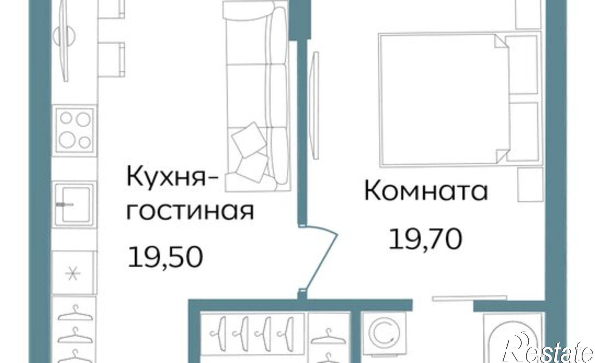 Купить квартиру за 18 568 900 рублей на Саки