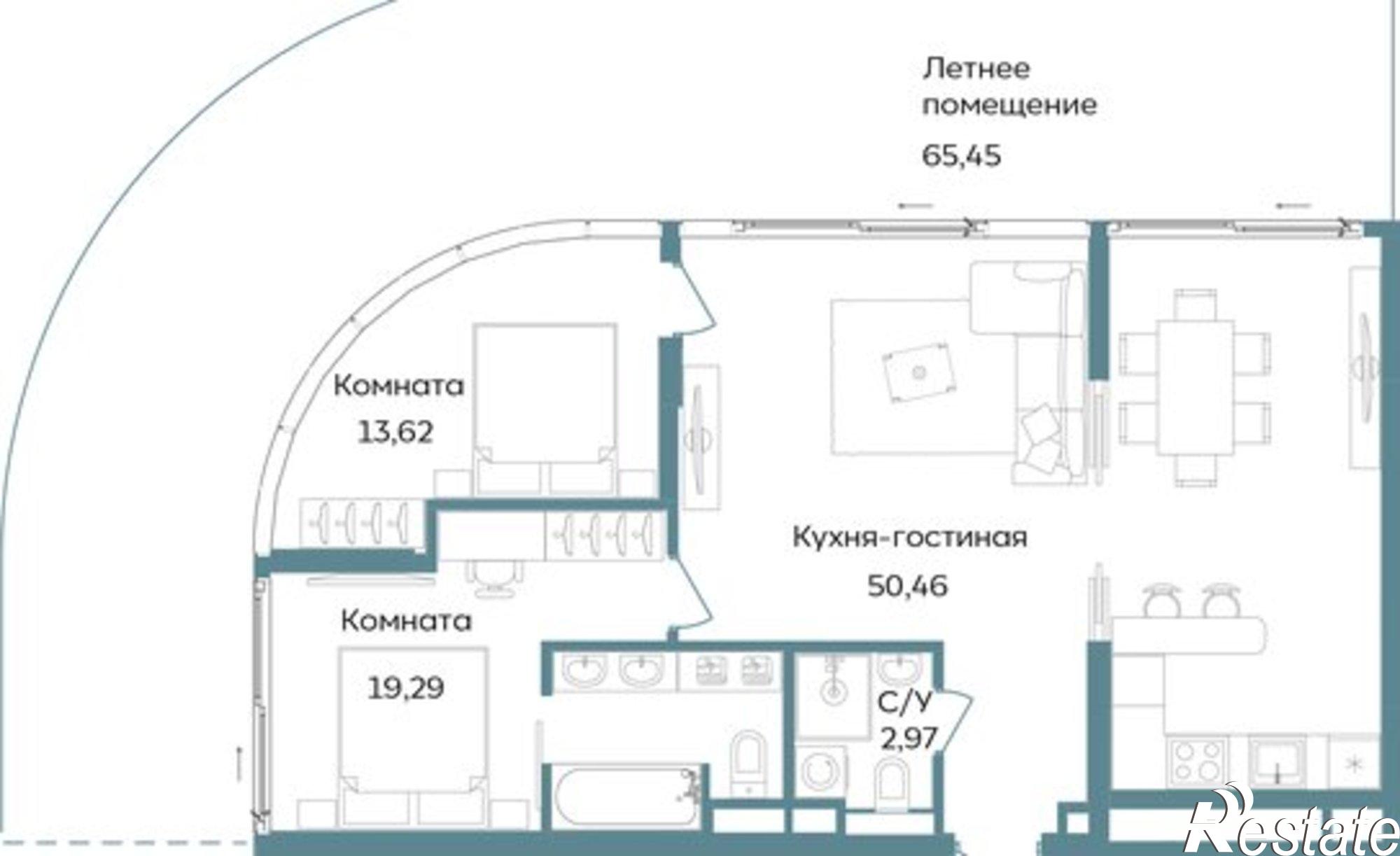 Купить квартиру за 52 595 300 рублей на Саки