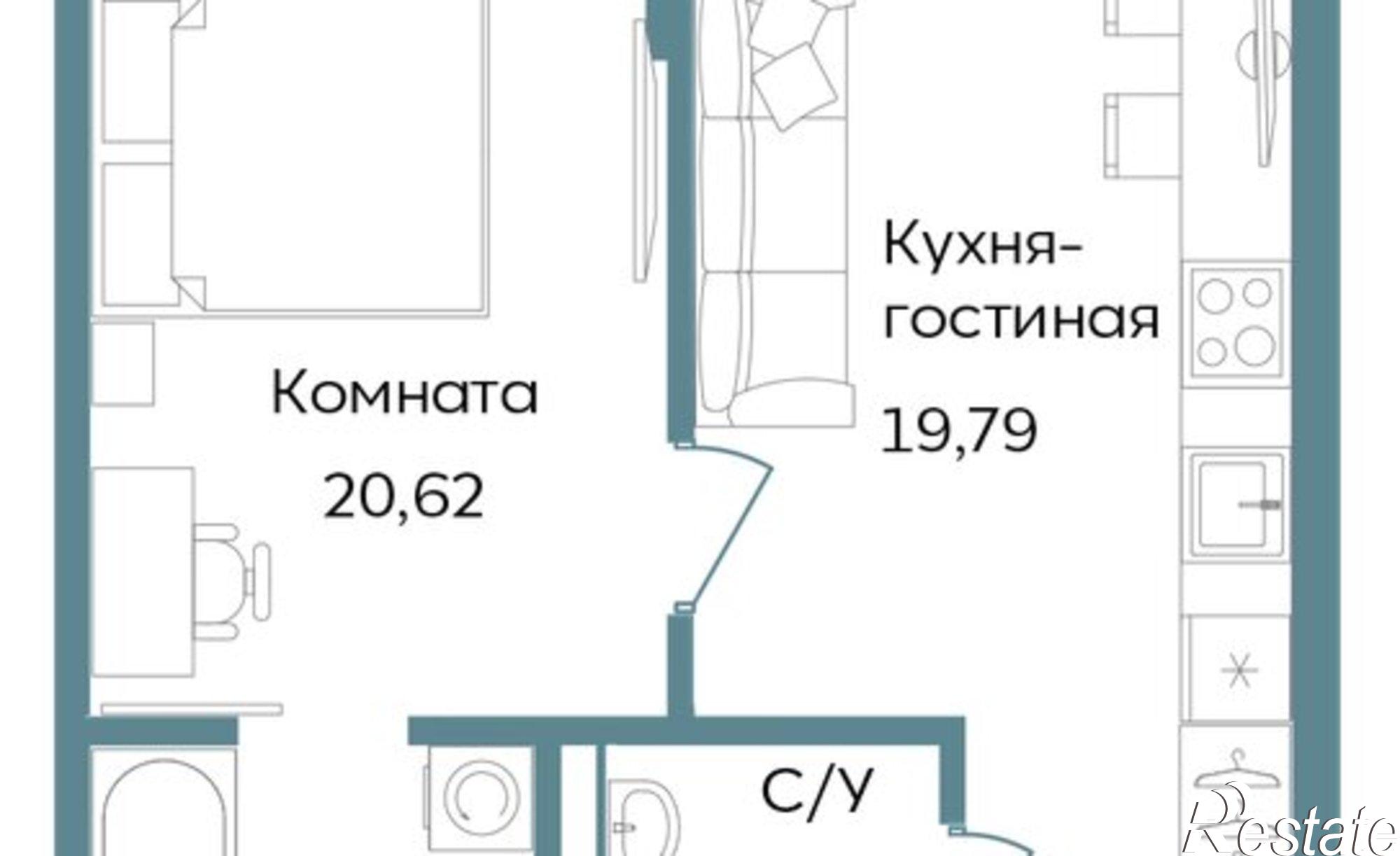 Купить квартиру за 18 833 200 рублей на Саки