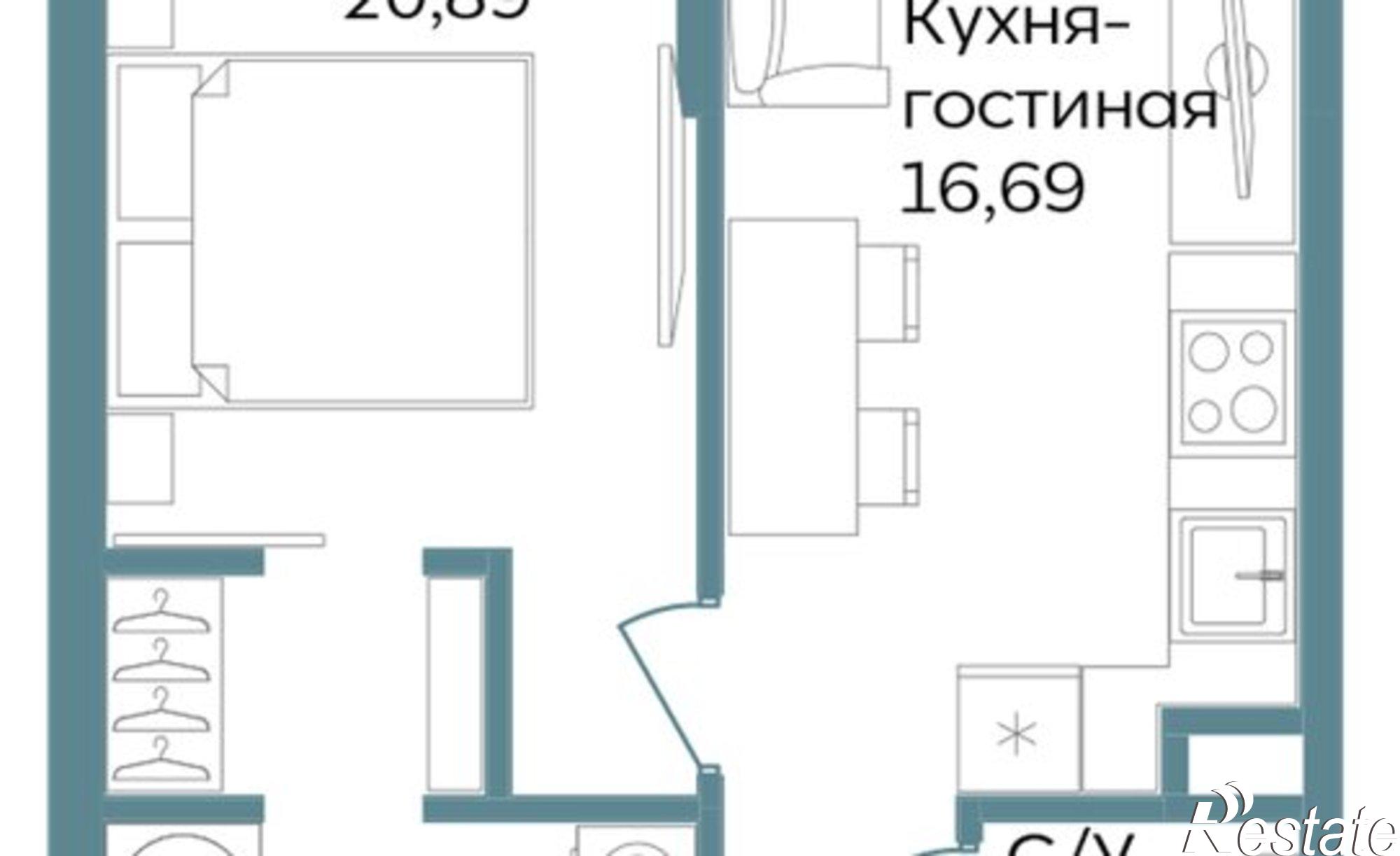 Купить квартиру за 19 672 000 рублей на Саки