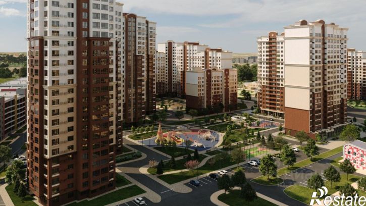 1-комн квартира в новом доме Симферопольский район, село Мирное