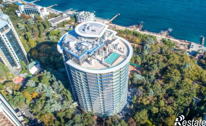 3-комн квартира Ялта, квартал Приморский парк имени Гагарина, 9