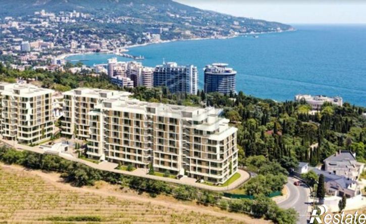 1-комн квартира в новом доме Ялта, жилой комплекс Атлантида