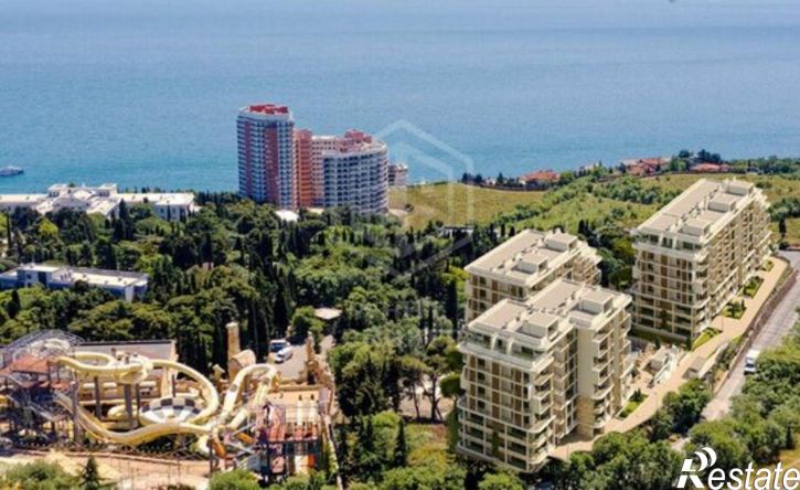 1-комн квартира в новом доме Ялта, жилой комплекс Атлантида