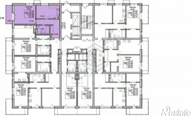 1-комн квартира Ялта, Бакунинский проезд, 13