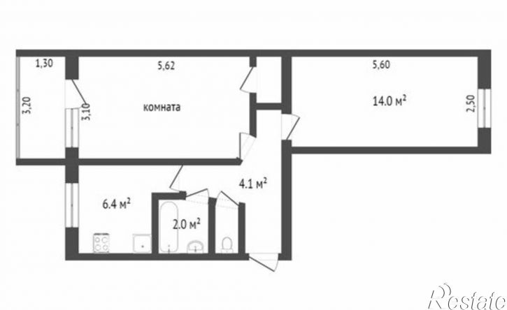 2-комн квартира Севастополь, улица Правды, 31