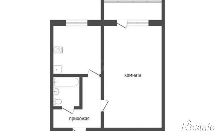 1-комн квартира Севастополь, проспект Октябрьской Революции, 56Б