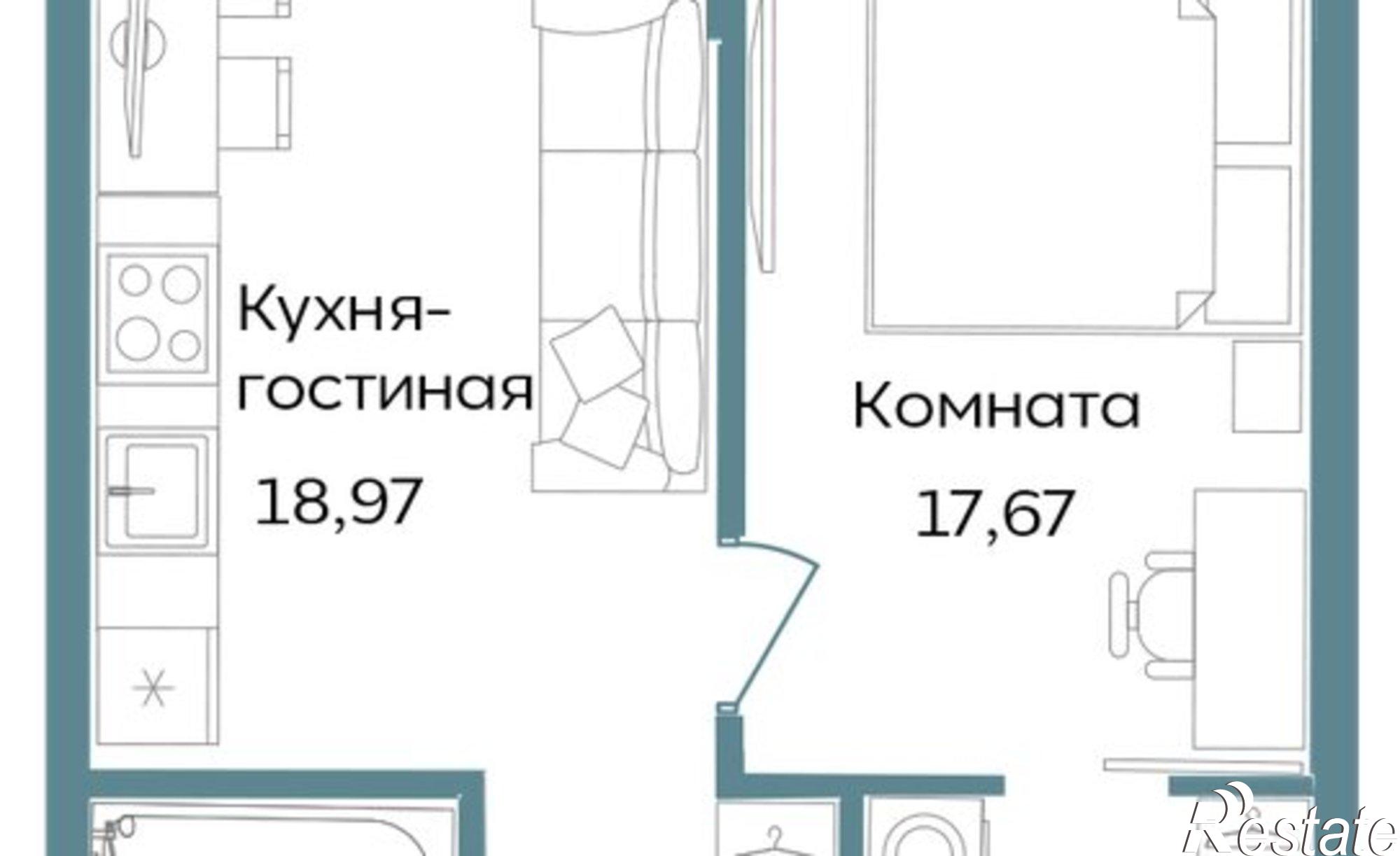 Купить квартиру за 16 654 700 рублей