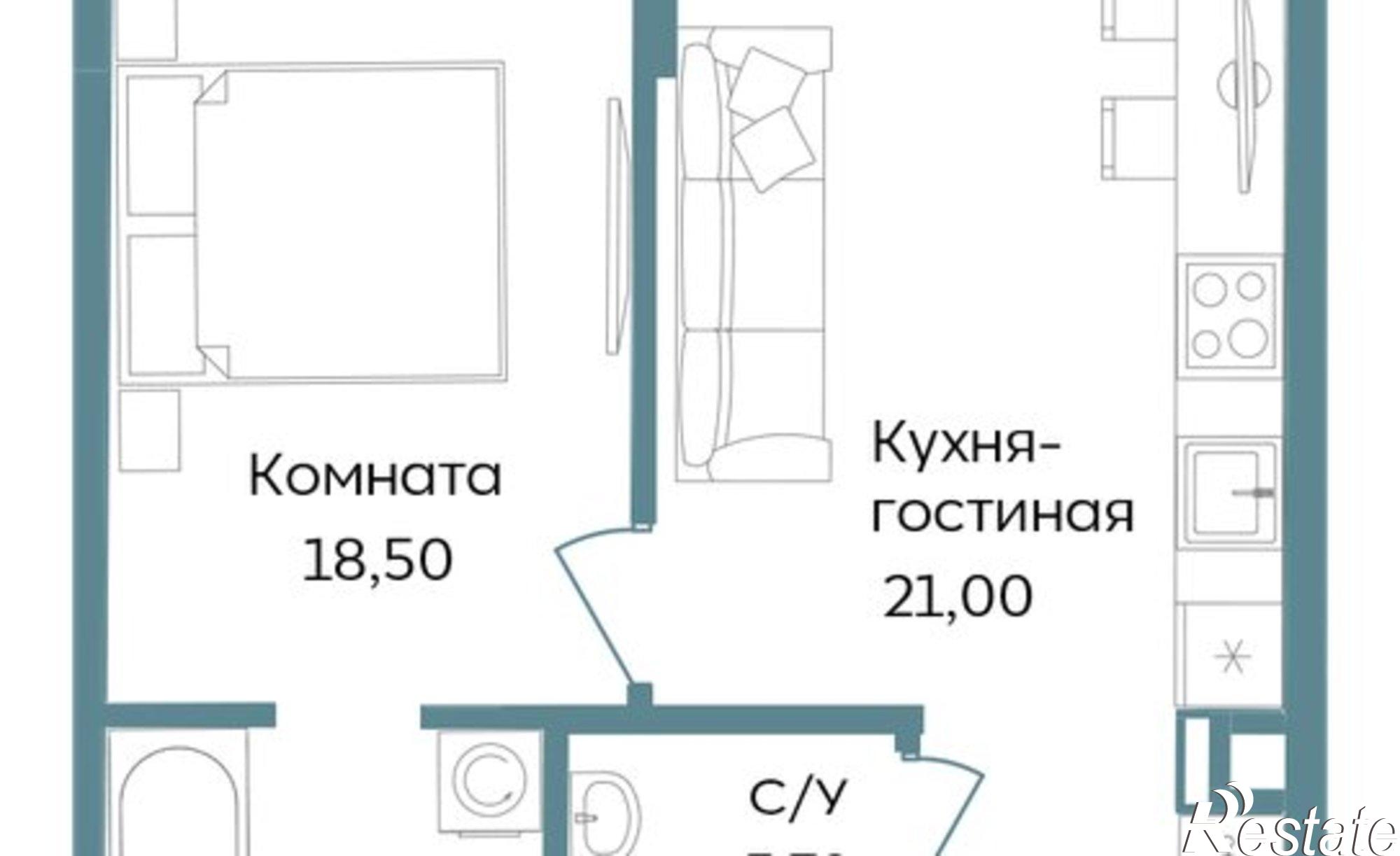 Купить квартиру за 18 958 200 рублей