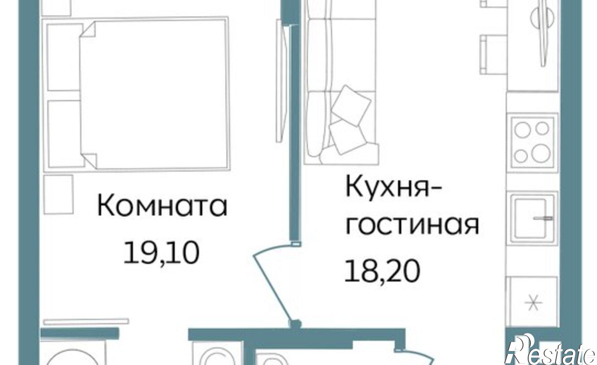 Купить квартиру за 18 552 800 рублей