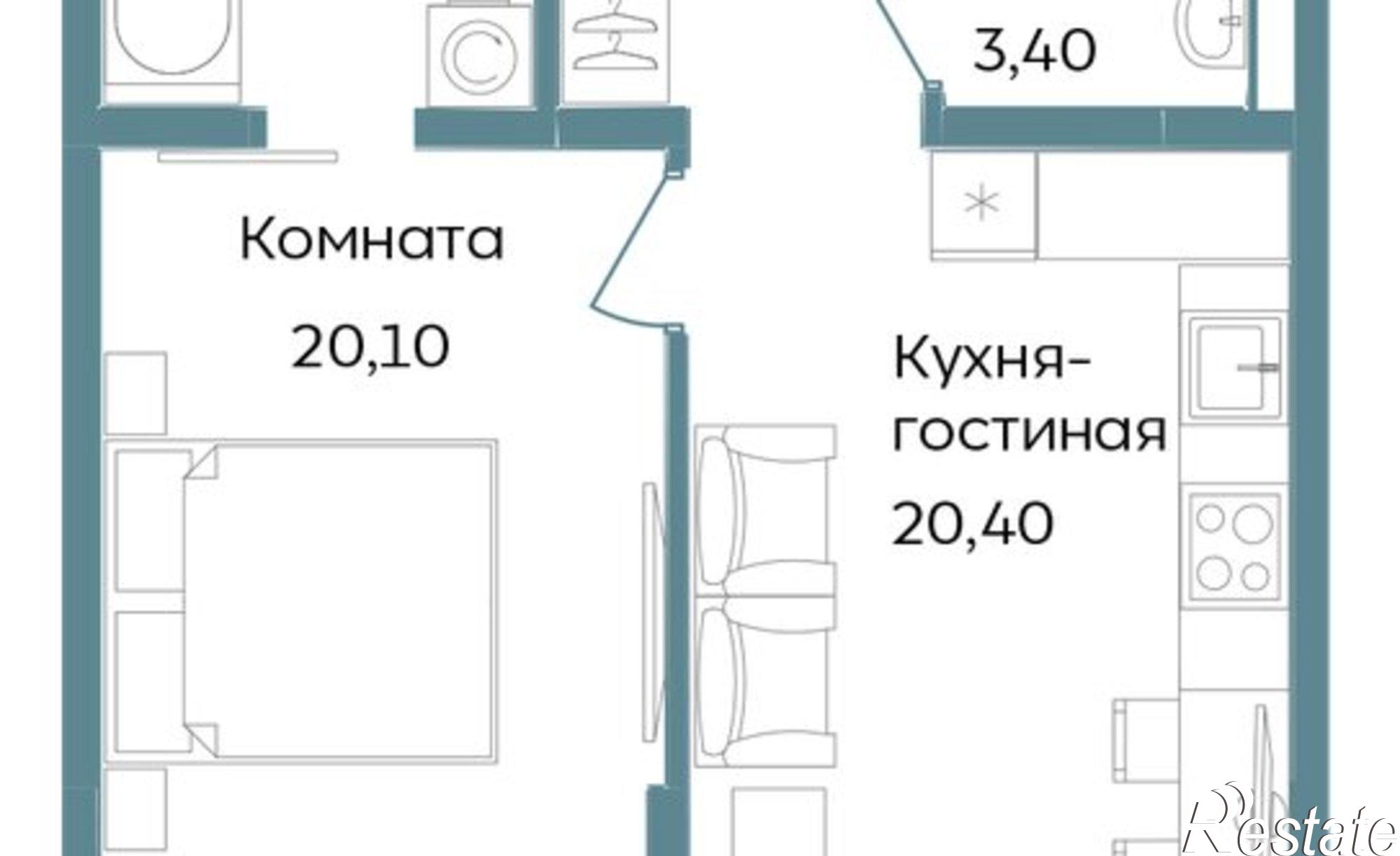 Купить квартиру за 19 188 600 рублей