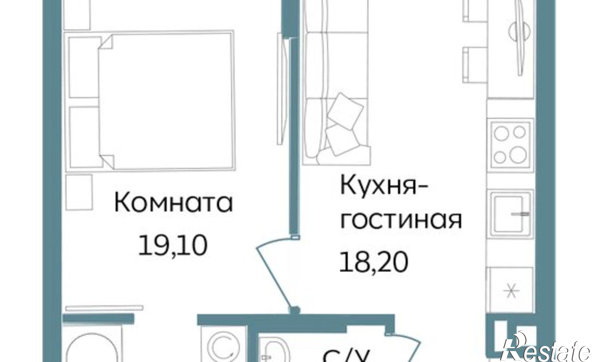 Купить квартиру за 18 389 300 рублей