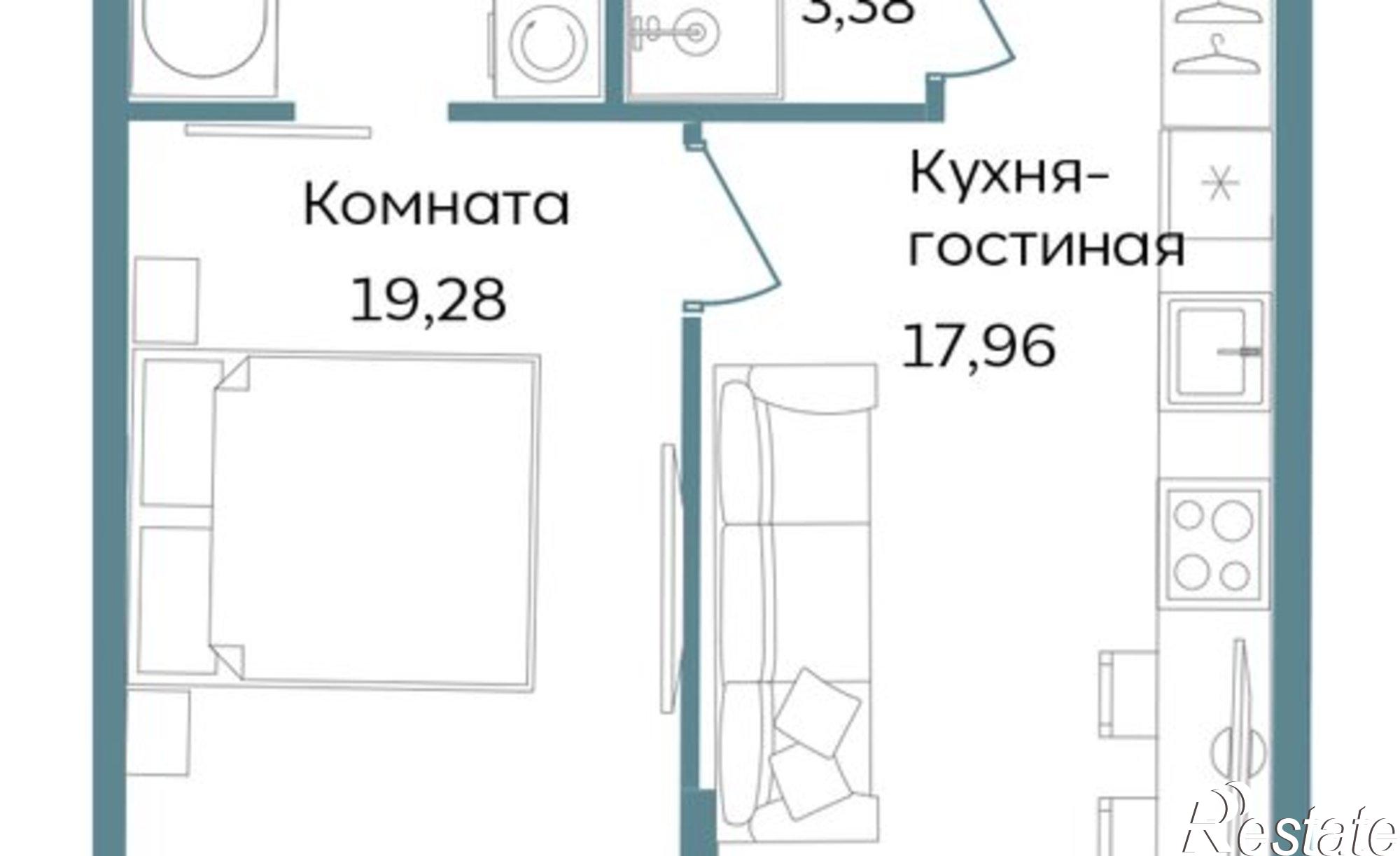 Купить квартиру за 18 259 600 рублей