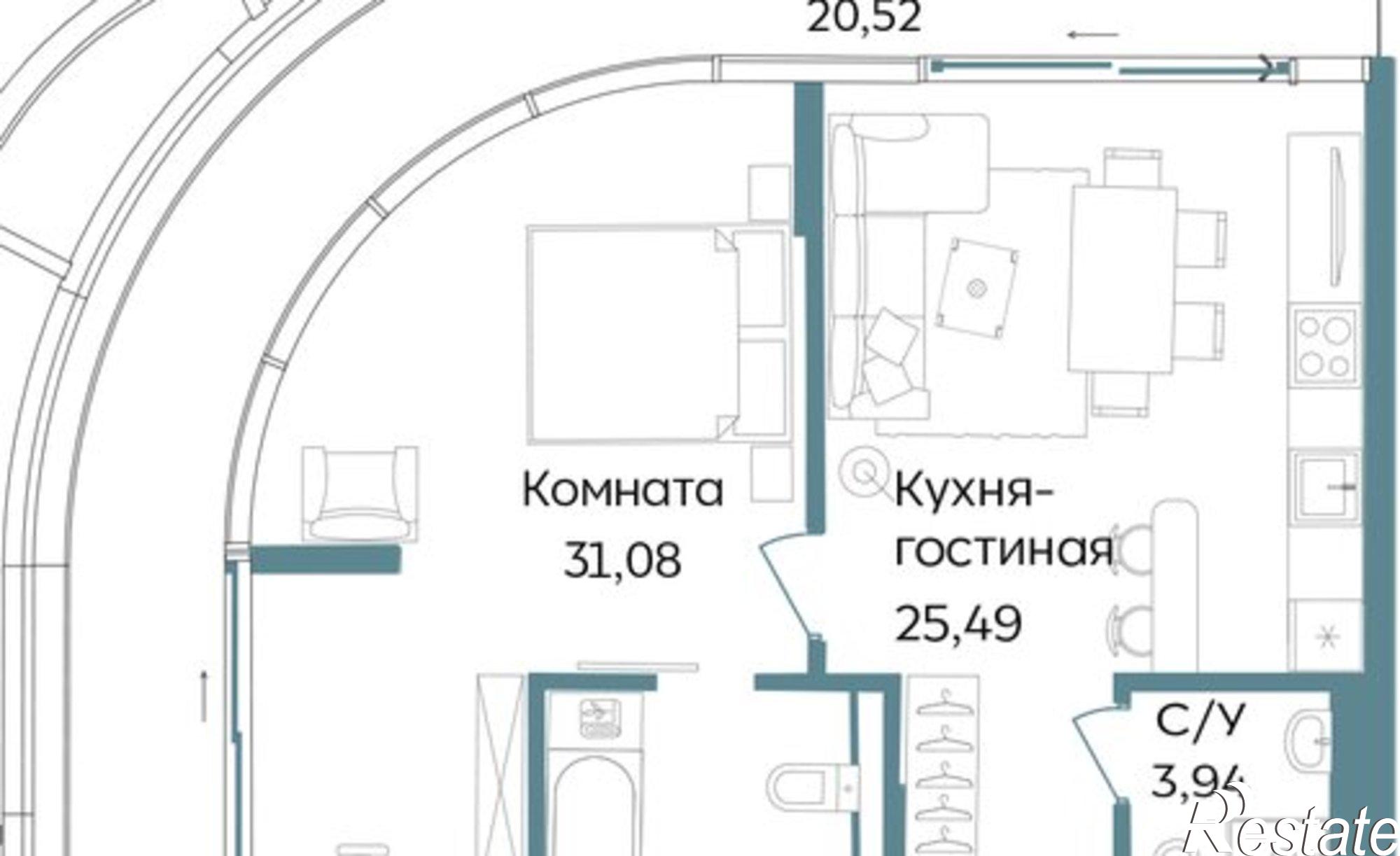 Купить квартиру за 27 395 400 рублей