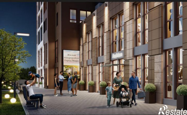 1-комн квартира в новом доме Симферополь, Центральный район, ЖК Город Мира