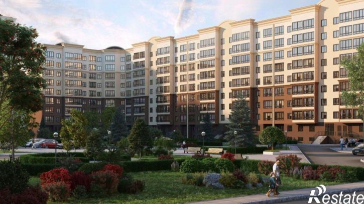 1-комн квартира в новом доме Симферопольский район, село Мирное