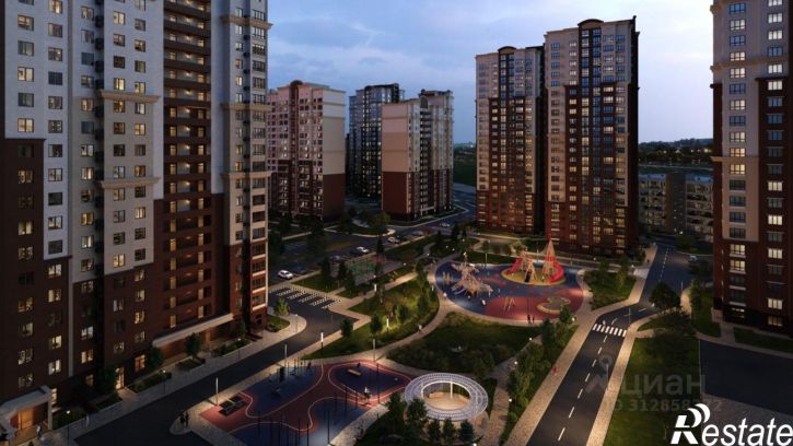 3-комн квартира в новом доме Симферопольский район, село Мирное
