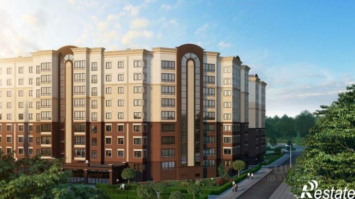 3-комн квартира в новом доме Симферопольский район, село Мирное