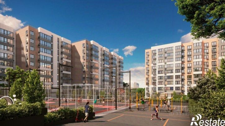 3-комн квартира в новом доме улица Токарева, 18Дк1