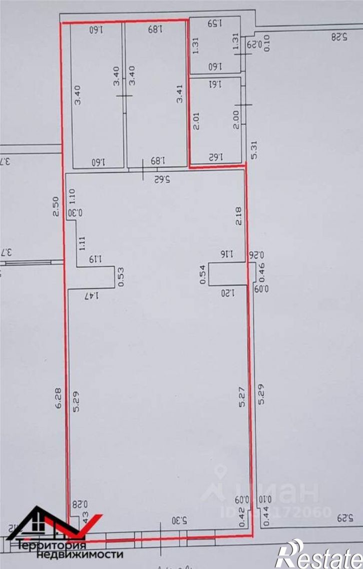 Торговое помещение ул Парковая, 14 1,  д. 14 1,  к. 1