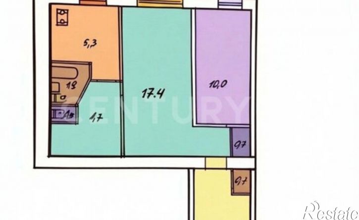 3-комн квартира Севастополь, Балаклавский район, Инкерман, улица Менжинского, 27