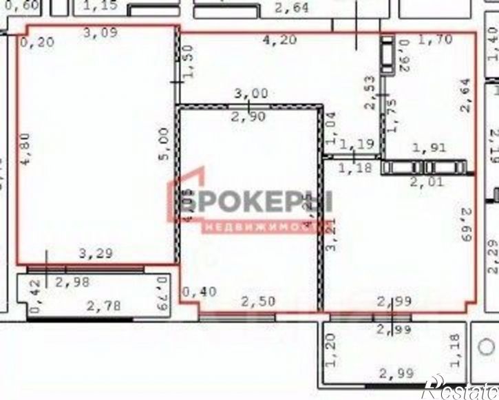2-комн квартира улица Степаняна, 2Б
