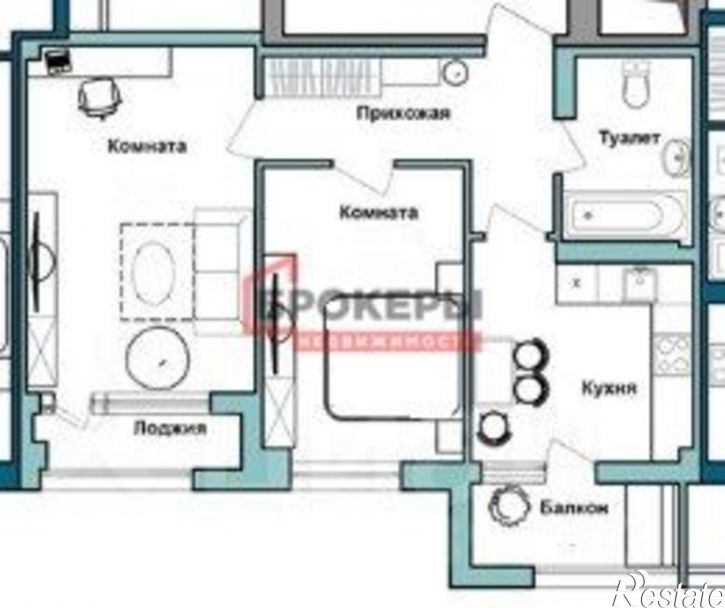 2-комн квартира улица Степаняна, 2Б