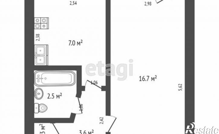 1-комн квартира Евпатория, проспект Победы, 8
