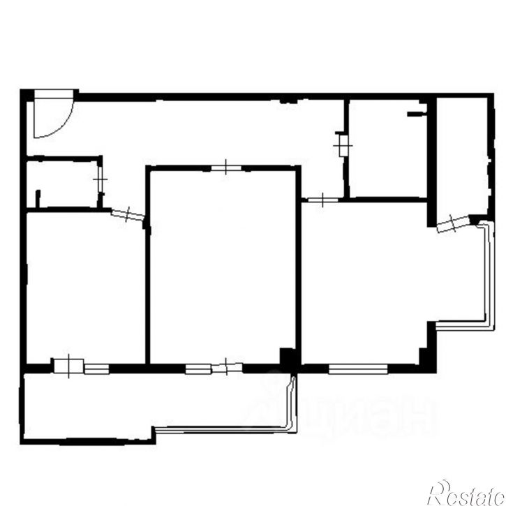 2-комн квартира улица Парковая, д 29
