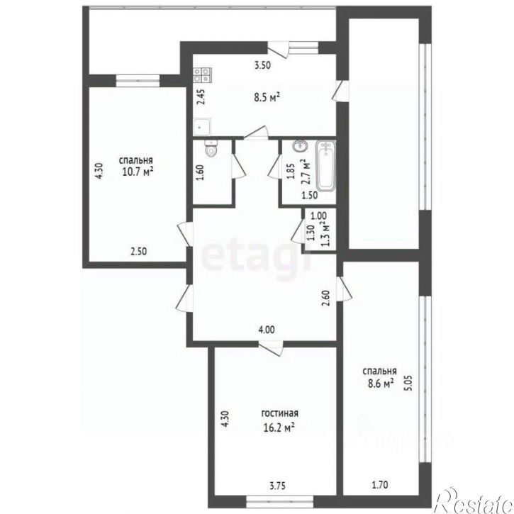 3-комн квартира Севастополь, Севастополь