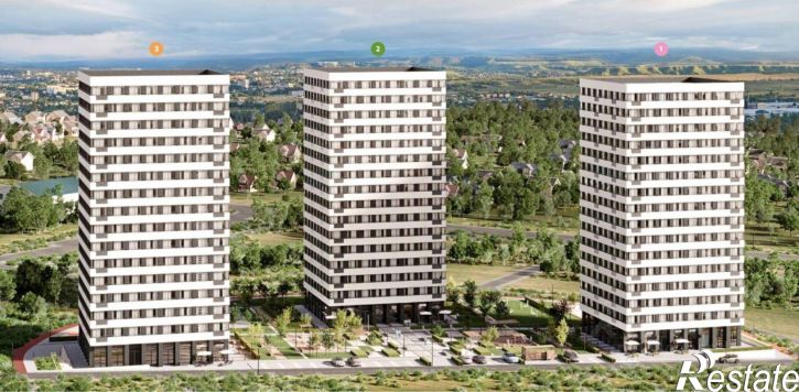 2-комн квартира в новом доме Симферополь, улица Святителя Гурия