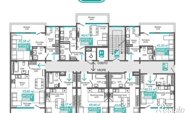 1-комн квартира Евпатория, Симферопольская улица, 2Х