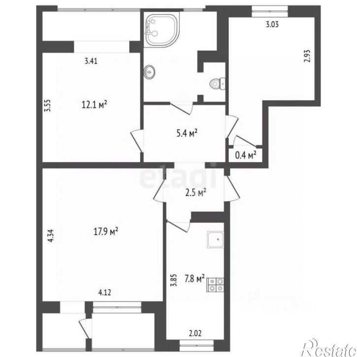 3-комн квартира Севастополь, Севастополь