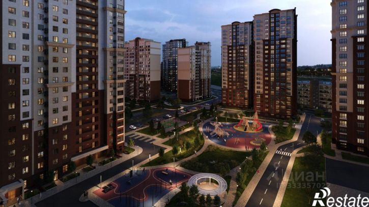 1-комн квартира в новом доме Симферопольский район, село Мирное