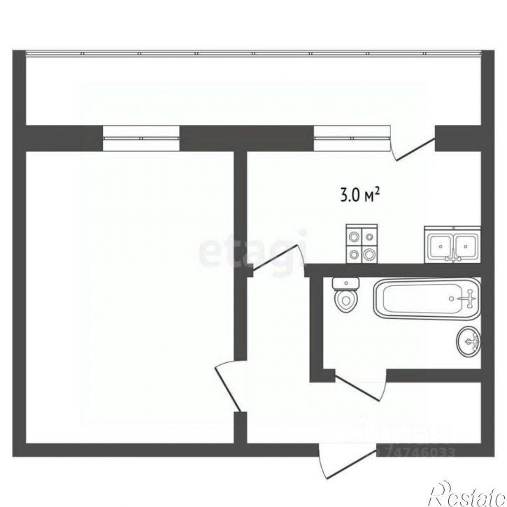 1-комн квартира ул Димитрова, 10А,  д. 10А