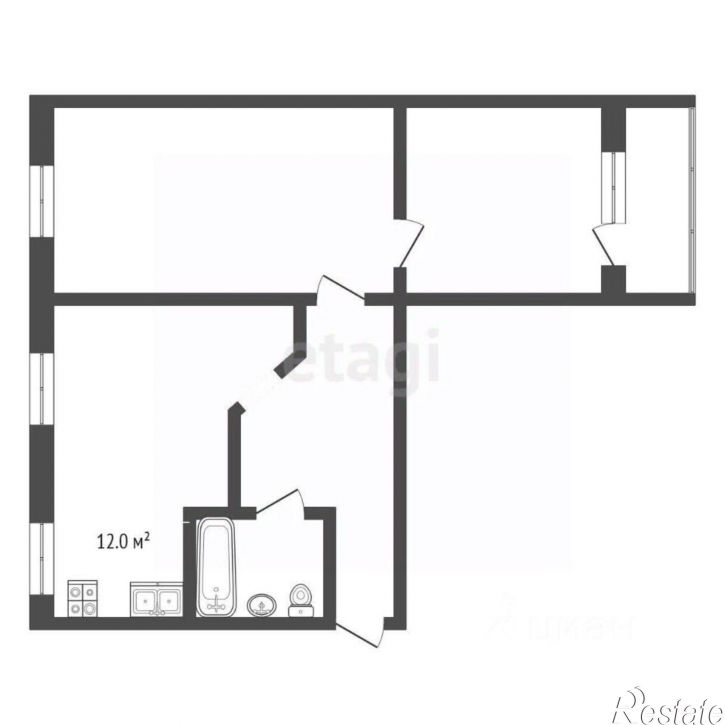 3-комн квартира ул Иванищева, 15,  д. 15