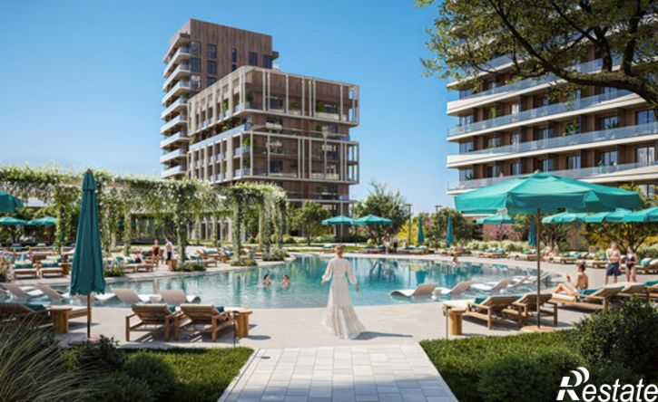 1-комн квартира в новом доме Саки, Морская улица, 52