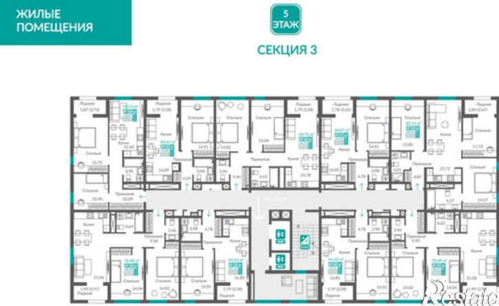 2-комн квартира в новом доме Севастополь, ЖК Видный