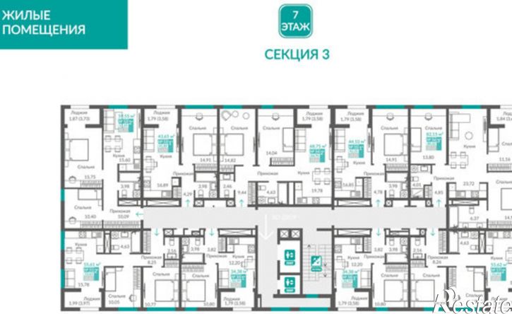 2-комн квартира в новом доме Севастополь, ЖК Видный